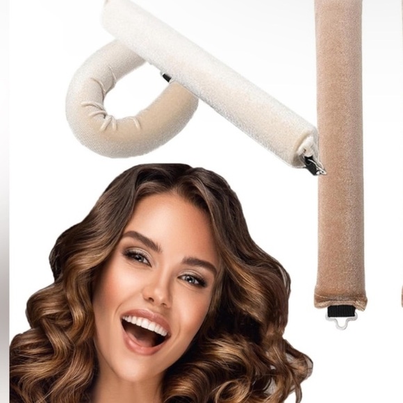 Blinken Heatless Curling Rods in Tan 6 Pairs - Picture 2 of 4